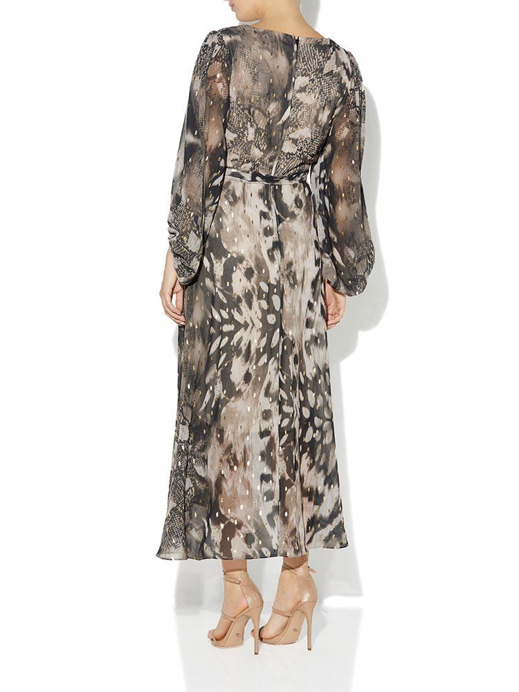 Sahara Kenya Print Dress by Montique