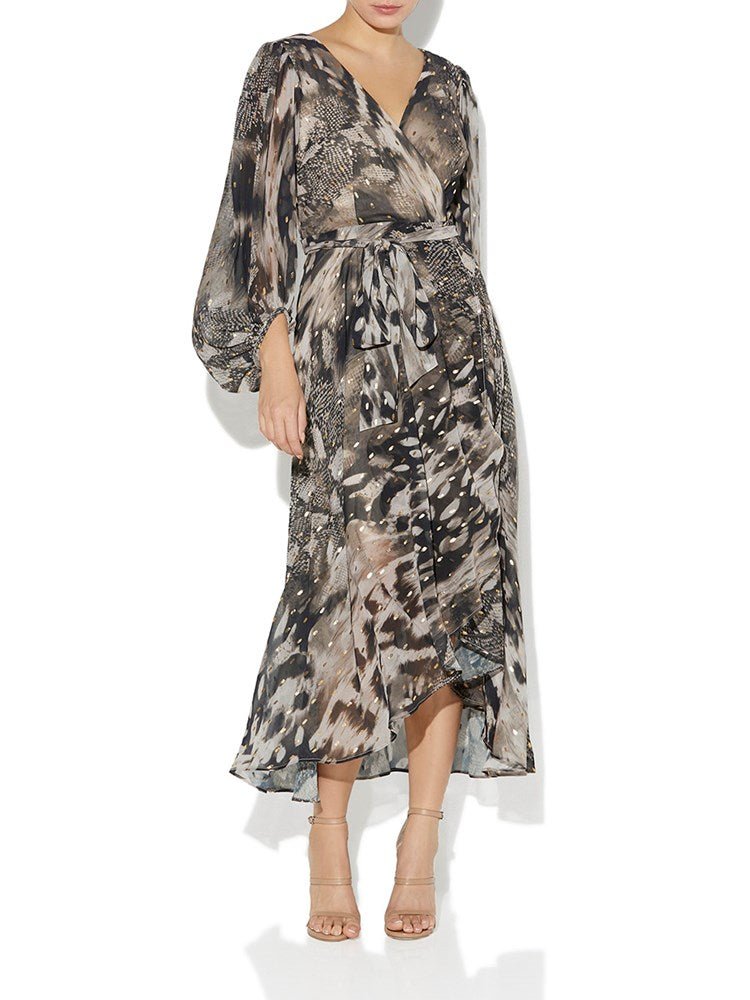 Sahara Kenya Print Dress by Montique