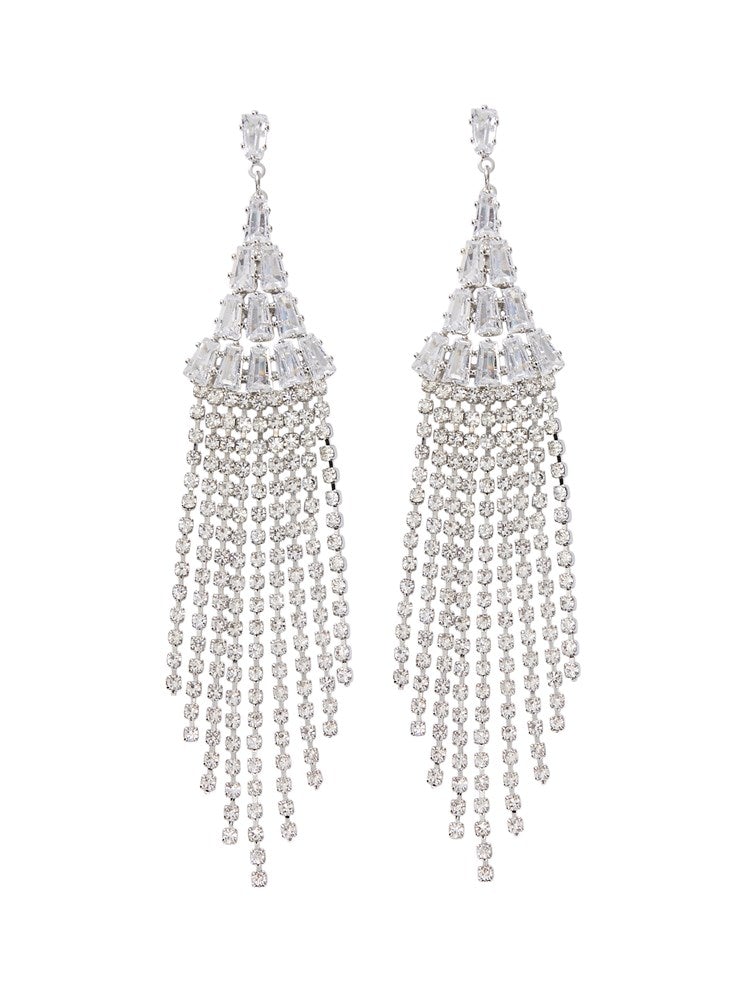 Sia Silver Chandelier Earrings – Montique