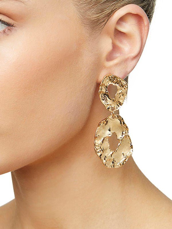 Solange Gold Earrings by Montique