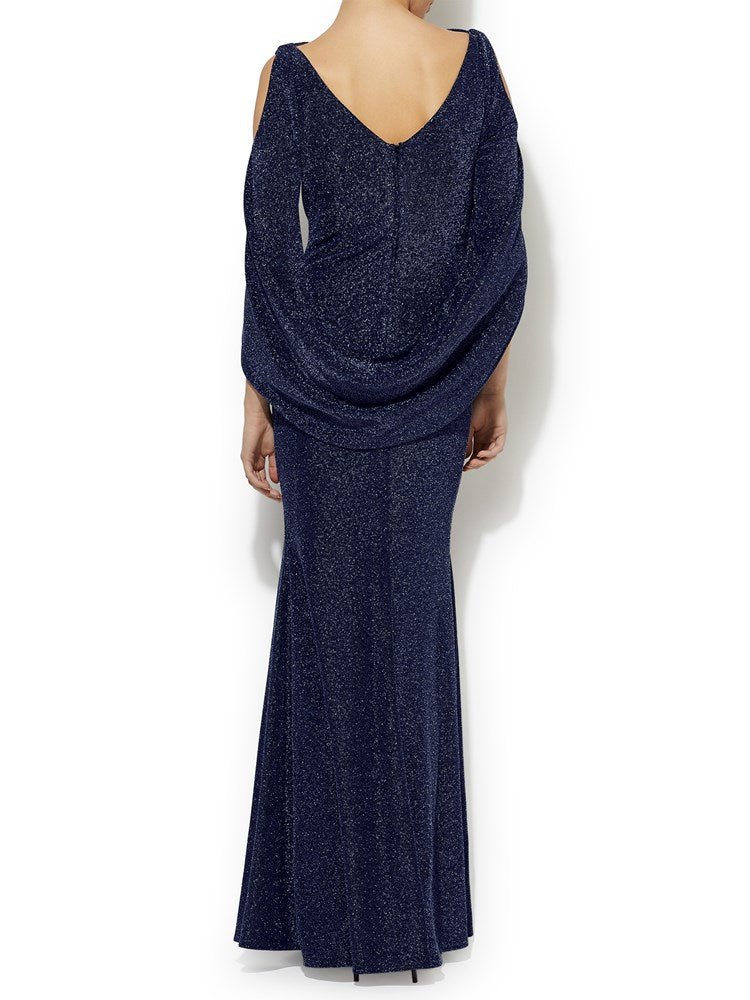 Tia Navy Gown by Montique
