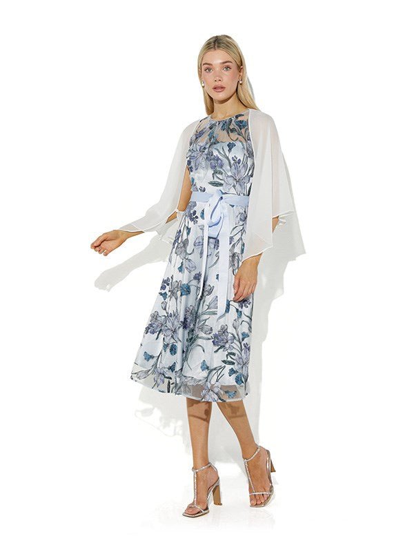 Twiggy Ivory Chiffon Wrap by Montique